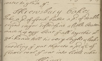 image of original manuscript provided by rarecooking.com